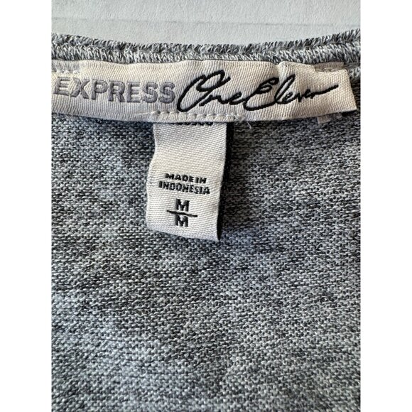 2/$25 Express One Eleven Gray Asymmetrical Hem Tank Top Size M - Picture 3 of 14